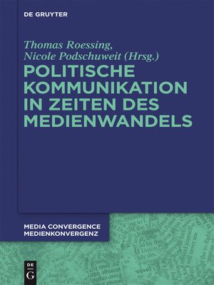 cover image of Politische Kommunikation in Zeiten des Medienwandels